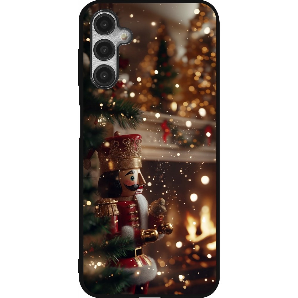 Coque Samsung Galaxy A14 5G - Silicone rigide noir Christmas 25 Xmas Nutcracker
