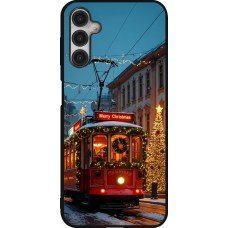Coque Samsung Galaxy A14 5G - Silicone rigide noir Christmas 25 Xmas Train