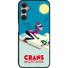 Samsung Galaxy A14 5G Case Hülle - Silikon schwarz Crans-Montana Ski Downhill