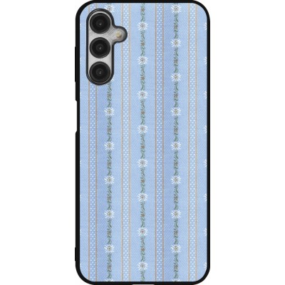 Samsung Galaxy A14 5G Case Hülle - Silikon schwarz Edelweiss