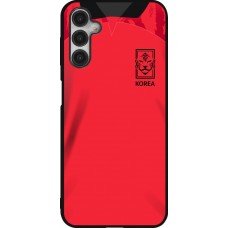 Samsung Galaxy A14 5G Case Hülle - Silikon schwarz Südkorea 2022 personalisierbares Fussballtrikot