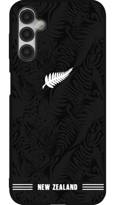 Coque Samsung Galaxy A14 5G - Silicone rigide noir Maillot de football Nouvelle-Zélande 2026 personnalisable