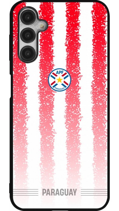 Coque Samsung Galaxy A14 5G - Silicone rigide noir Maillot de football Paraguay 2026 personnalisable