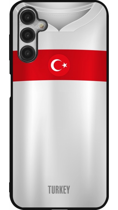 Samsung Galaxy A14 5G Case Hülle - Silikon schwarz Türkei personalisierbares Fussballtrikot Samsung Galaxy A14 5G Case Hülle - Silikon schwarz Türkei personalisierbares Fussballtrikot