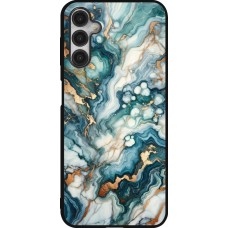 Samsung Galaxy A14 5G Case Hülle - Silikon schwarz Grüner Blauer Goldener Marmor