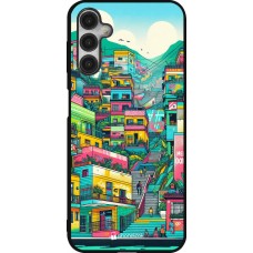 Samsung Galaxy A14 5G Case Hülle - Silikon schwarz Medellin Comuna 13 Kunst