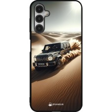 Samsung Galaxy A14 5G Case Hülle - Silikon schwarz Mercedes G Drift Wueste