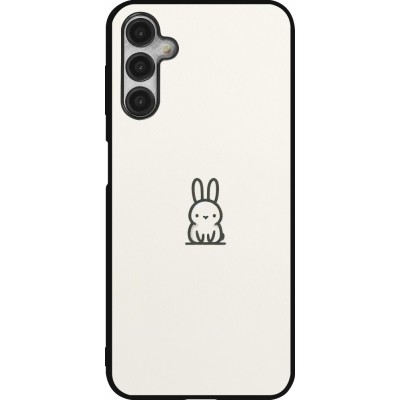 Samsung Galaxy A14 5G Case Hülle - Silikon schwarz Minimal Häschen Süße