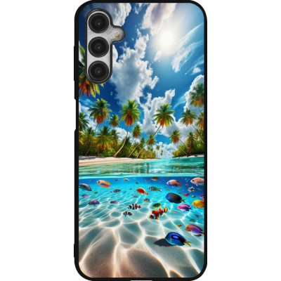 Samsung Galaxy A14 5G Case Hülle - Silikon schwarz Strandparadies