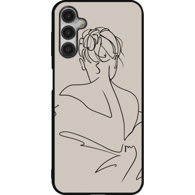 Samsung Galaxy A14 5G Case Hülle - Silikon schwarz Salnikova 05