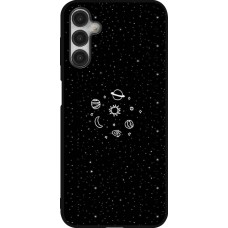 Samsung Galaxy A14 5G Case Hülle - Silikon schwarz Space Doodle