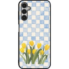 Samsung Galaxy A14 5G Case Hülle - Silikon schwarz Blue vichy tulips Spring 2026
