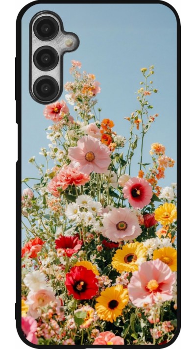Coque Samsung Galaxy A14 5G - Silicone rigide noir Spring flowers Spring 2026
