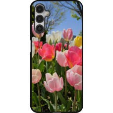 Samsung Galaxy A14 5G Case Hülle - Silikon schwarz Tulips Spring 2026