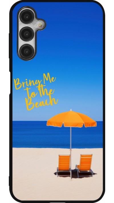 Samsung Galaxy A14 5G Case Hülle - Silikon schwarz Summer 2025 Bring me to the beach