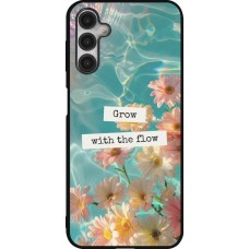 Coque Samsung Galaxy A14 5G - Silicone rigide noir Summer 2025 Grow with the flow