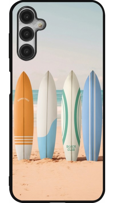 Samsung Galaxy A14 5G Case Hülle - Silikon schwarz Summer surfboard 2025