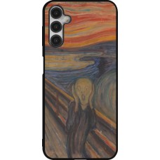 Samsung Galaxy A14 5G Case Hülle - Silikon schwarz Kunstbild - Der Schrei - Edvard Munch