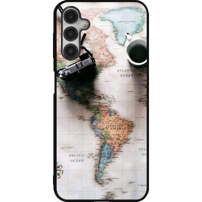 Samsung Galaxy A14 5G Case Hülle - Silikon schwarz Travel 01