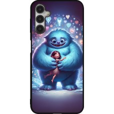 Samsung Galaxy A14 5G Case Hülle - Silikon schwarz Valentin 2024 Flauschige Liebe