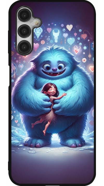 Samsung Galaxy A14 5G Case Hülle - Silikon schwarz Valentin 2024 Flauschige Liebe Samsung Galaxy A14 5G Case Hülle - Silikon schwarz Valentin 2024 Flauschige Liebe