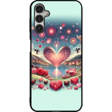 Samsung Galaxy A14 5G Case Hülle - Silikon schwarz Valentin 2025 Schick