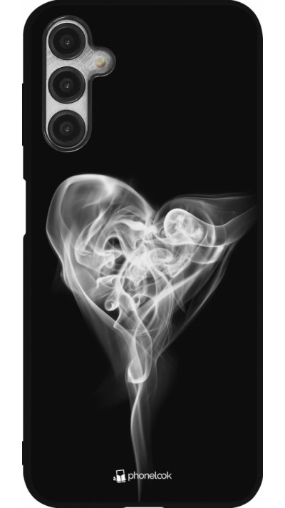 Samsung Galaxy A14 5G Case Hülle - Silikon schwarz Valentine 2022 Black Smoke Samsung Galaxy A14 5G Case Hülle - Silikon schwarz Valentine 2022 Black Smoke