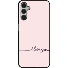 Samsung Galaxy A14 5G Case Hülle - Silikon schwarz Valentine 2023 i love you writing