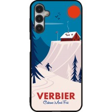 Samsung Galaxy A14 5G Case Hülle - Silikon schwarz Verbier Cabane Mont-Fort
