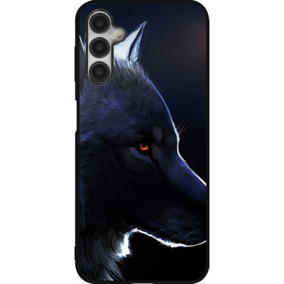 Samsung Galaxy A14 5G Case Hülle - Silikon schwarz Wolf Shape
