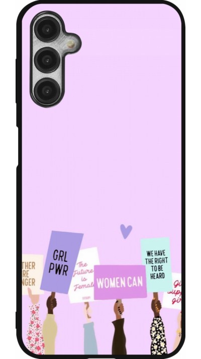 Coque Samsung Galaxy A14 5G - Silicone rigide noir Womens day 2026 9