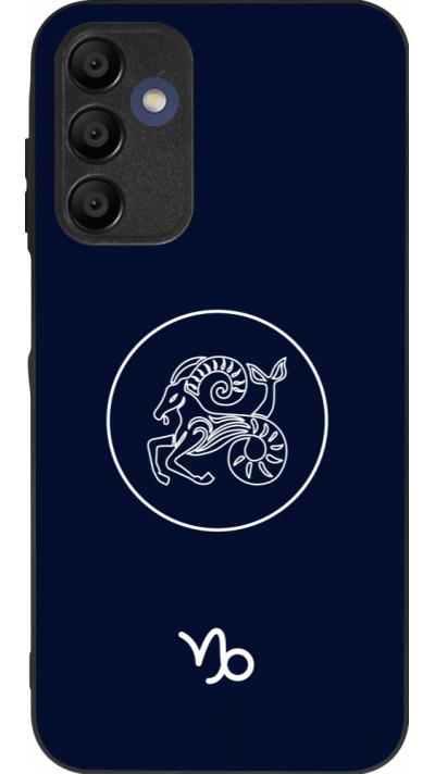 Samsung Galaxy A15 Case Hülle - Silikon schwarz Astrologie Steinbock