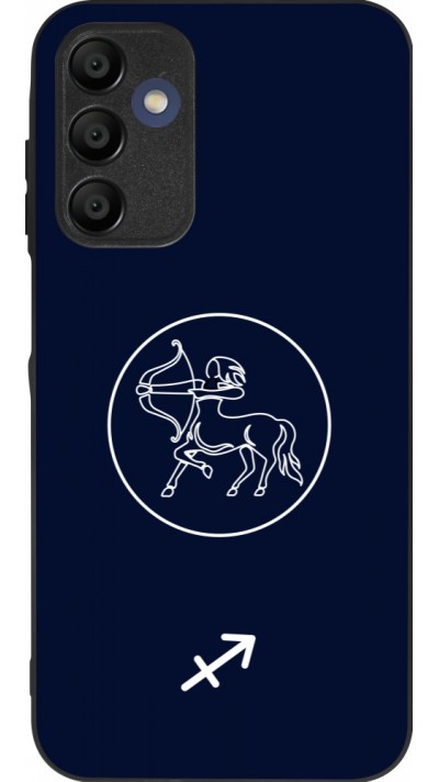 Samsung Galaxy A15 Case Hülle - Silikon schwarz Astrologie Schütze