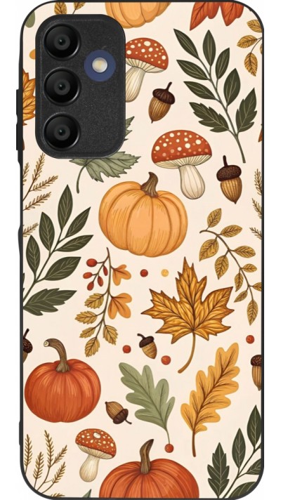 Samsung Galaxy A15 Case Hülle - Silikon schwarz Autumn 25 Autumn pattern