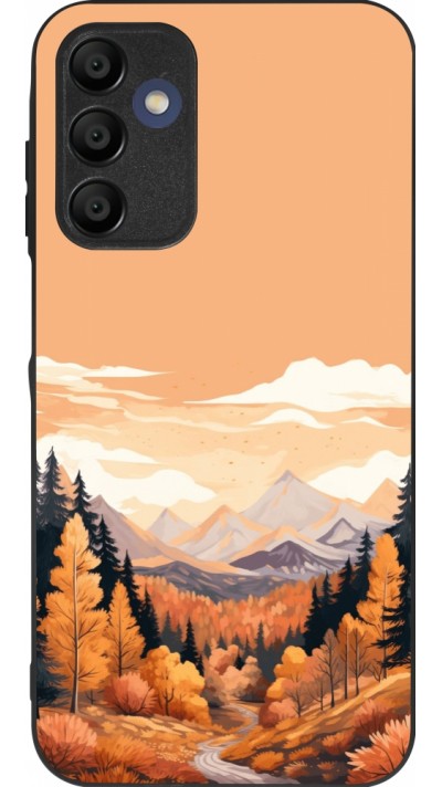 Samsung Galaxy A15 Case Hülle - Silikon schwarz Autumn 25 Mountains