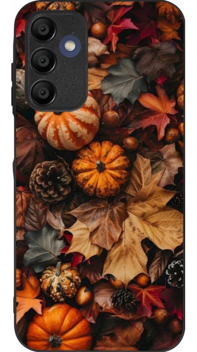 Samsung Galaxy A15 Case Hülle - Silikon schwarz Autumn 25 Pumpkin