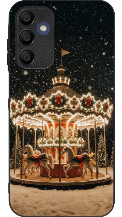 Samsung Galaxy A15 Case Hülle - Silikon schwarz Christmas 25 Carousel