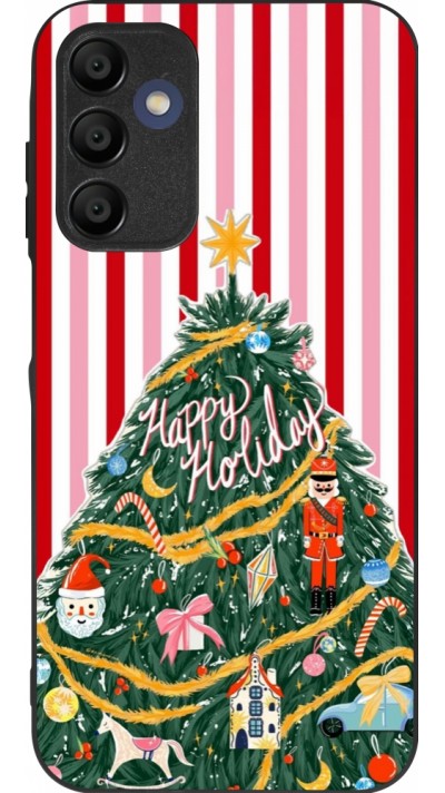 Samsung Galaxy A15 Case Hülle - Silikon schwarz Christmas 25 Happy Holiday