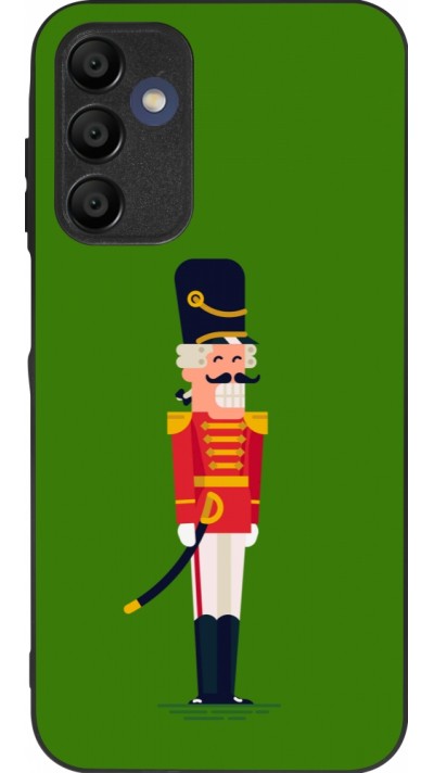 Samsung Galaxy A15 Case Hülle - Silikon schwarz Christmas 25 Nutcracker Green
