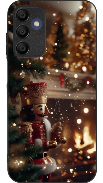 Samsung Galaxy A15 Case Hülle - Silikon schwarz Christmas 25 Xmas Nutcracker