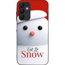 Samsung Galaxy A15 Case Hülle - Silikon schwarz Christmas 25 Xmas Snowman