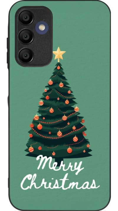 Samsung Galaxy A15 Case Hülle - Silikon schwarz Christmas 25 Xmas Tree