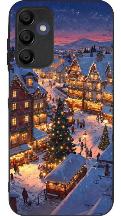 Samsung Galaxy A15 Case Hülle - Silikon schwarz Christmas 25 Xmas Village