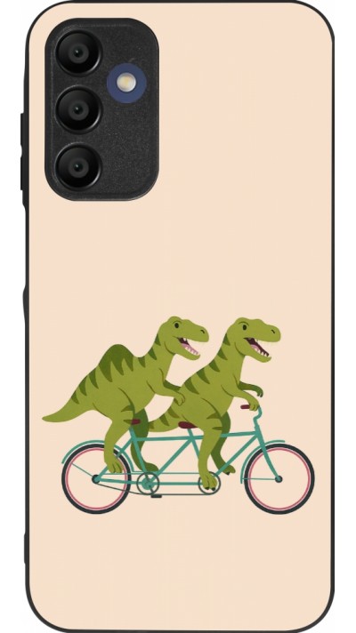 Samsung Galaxy A15 Case Hülle - Silikon schwarz Dinosaurs on bikes 2026