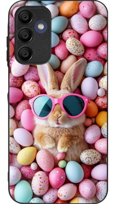 Samsung Galaxy A15 Case Hülle - Silikon schwarz Easter 2026 Rabbit fun