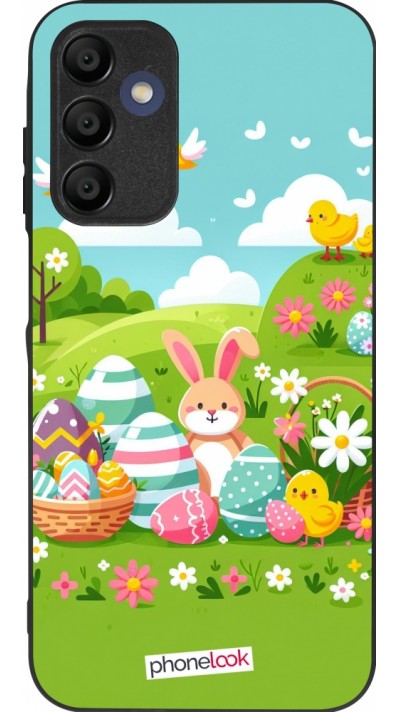 Samsung Galaxy A15 Case Hülle - Silikon schwarz Ostern 2025 Gruen