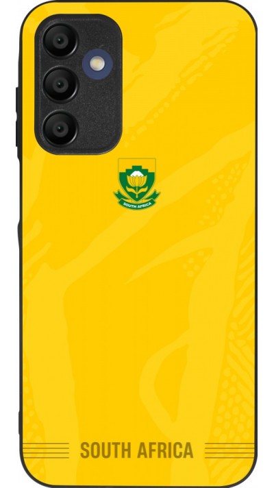 Samsung Galaxy A15 Case Hülle - Silikon schwarz Südafrika 2026 personalisierbares Fussballtrikot
