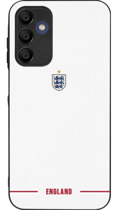 Samsung Galaxy A15 Case Hülle - Silikon schwarz England 2026 personalisierbares Fussballtrikot