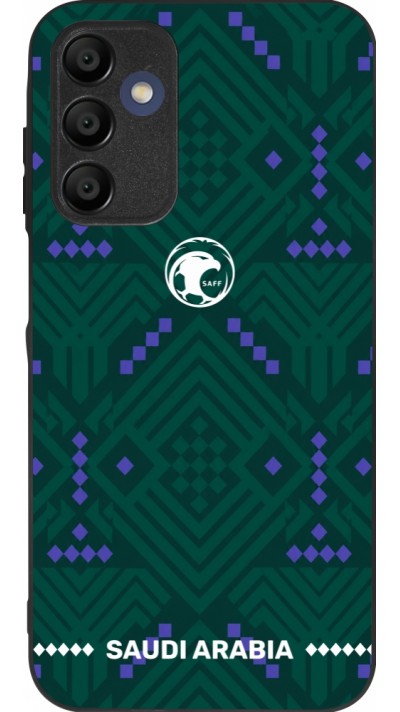 Samsung Galaxy A15 Case Hülle - Silikon schwarz Saudi Arabien 2026 personalisierbares Fussballtrikot
