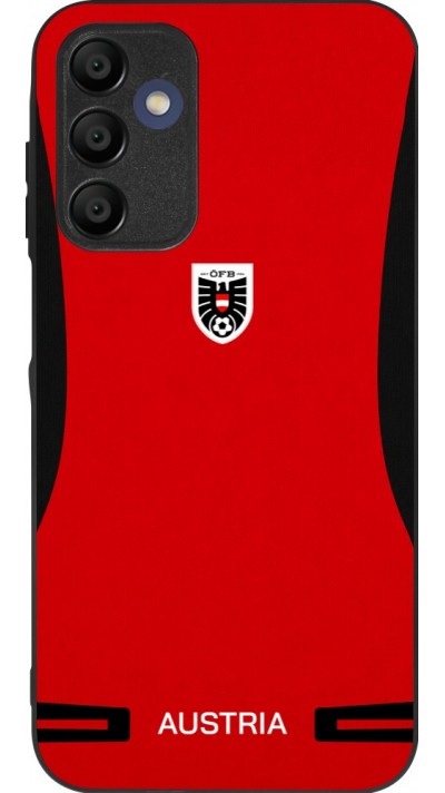 Samsung Galaxy A15 Case Hülle - Silikon schwarz O?sterreich 2026 personalisierbares Fussballtrikot